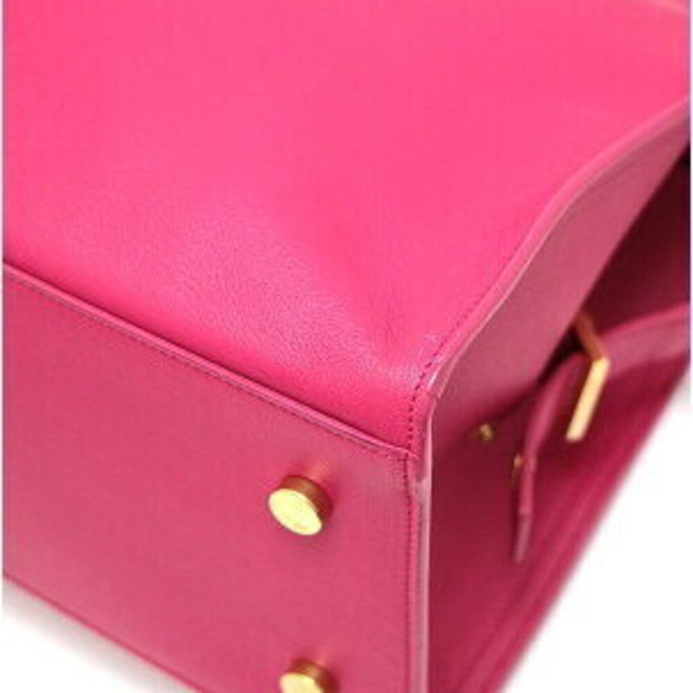 Saint Laurent Paris Cabas Handbag Pink Leather GG - Picture 3 of 6